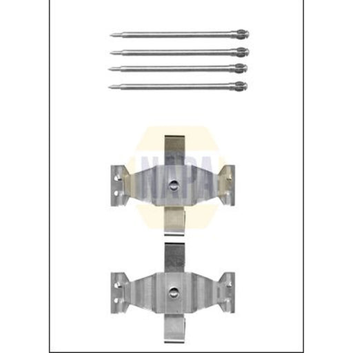 NAPA Brake Pad Accessory Fitting Kit Front NFK1019