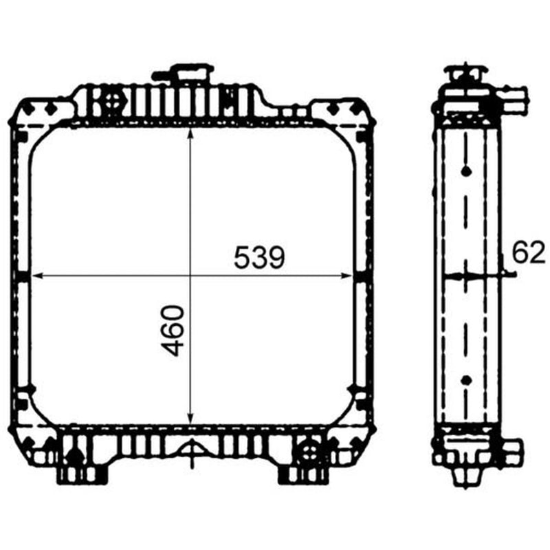 Mahle Engine Radiator CR 1936 000P