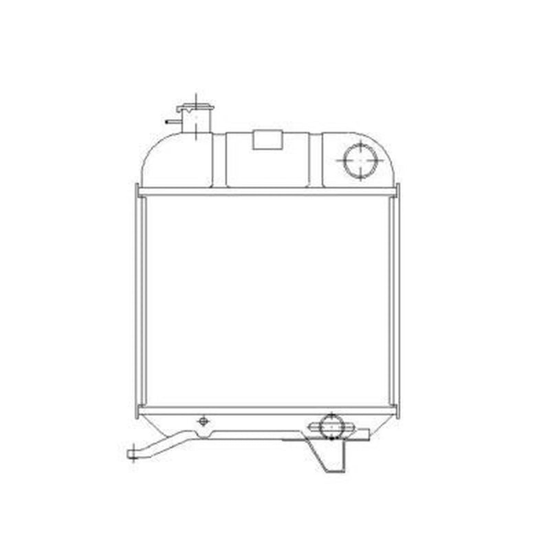 NRF Engine Radiator 57100