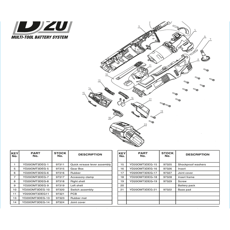 Draper Accessory Set for 00595 - 1 Pack