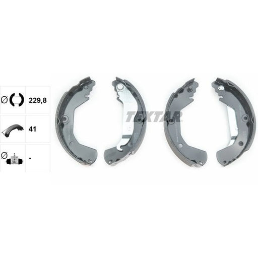 Textar Brake Shoe Set Axle Kit 91080200