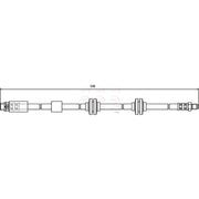 Apec Brake Hydraulic Hose Line Front HOS3567