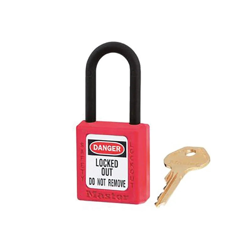 Master Lock Lockout Padlock – 38mm Body & 6mm Composite Nylon Shackle - 406RED