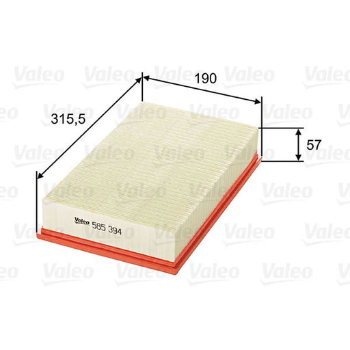 Valeo Engine Air Filter 585394