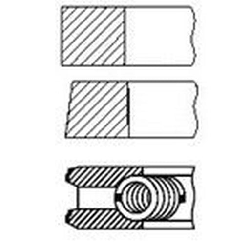 FAI Piston Ring Kit PR253-050 1608990380 PR253-050