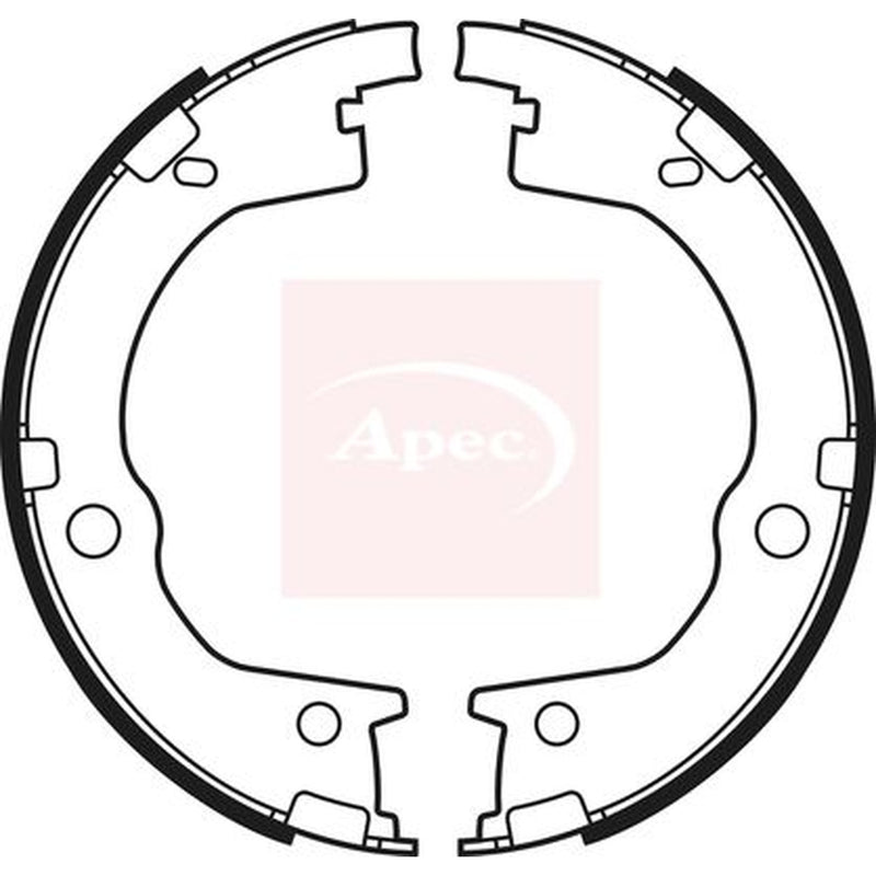 Apec Parking Brake Shoe Set SHU746