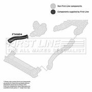 First Line Intercooler Turbo Charge Air Hose FTH1604