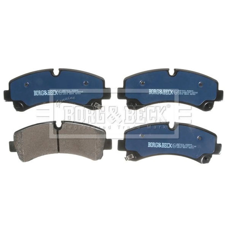 Borg & Beck 4 x Rear Brake Pad Set BBP3014