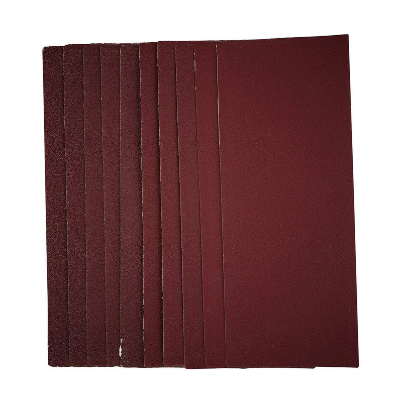 Draper Sanding Sheets 93x230mm Assorted Grit Pack of 10