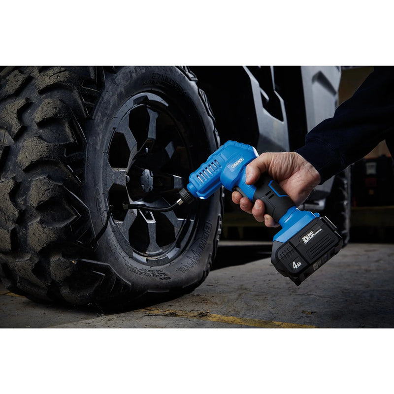 D20 Air Inflator 20V with LCD Display & LED Work Light