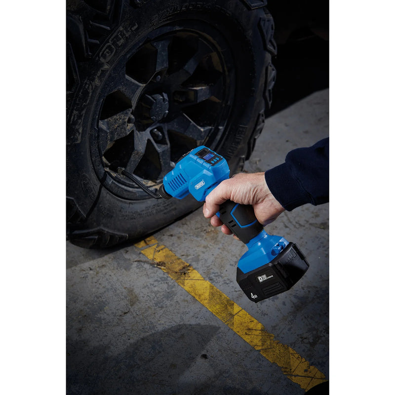 D20 Air Inflator 20V with LCD Display & LED Work Light