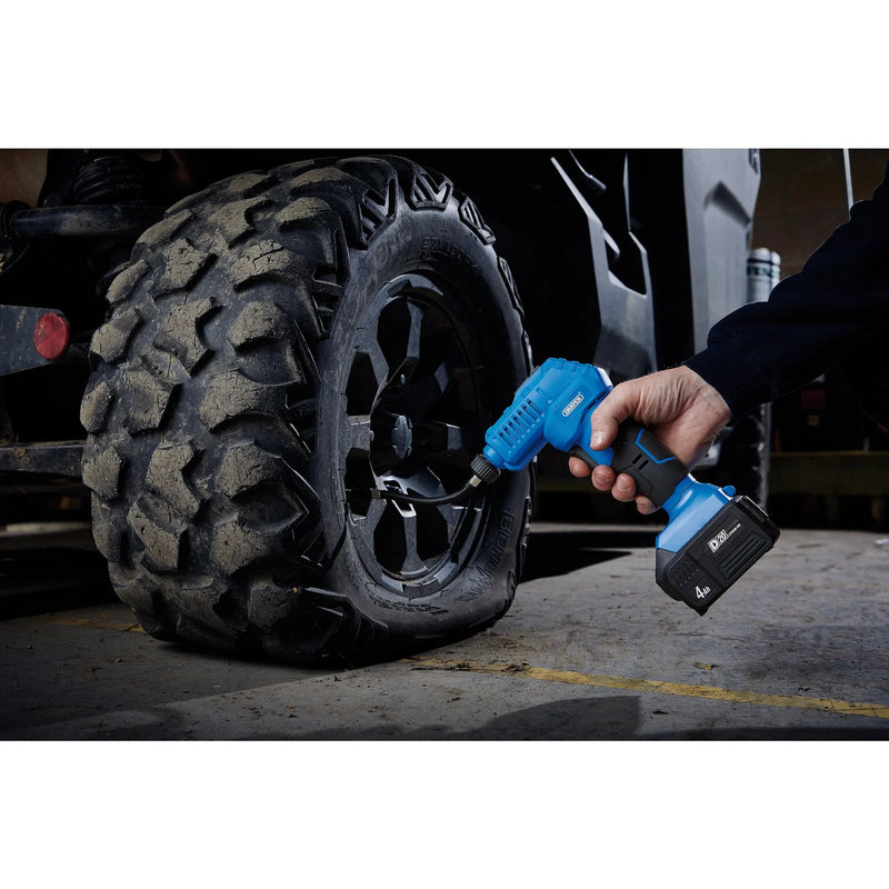 D20 Air Inflator 20V with LCD Display & LED Work Light