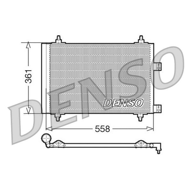 Denso Air Conditioning Condenser DCN21016