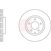 Apec 2 x Vented Front Brake Discs DSK2416