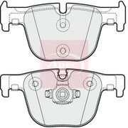 Apec Rear Brake Pad Set PAD1884