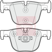 Apec Rear Brake Pad Set PAD1884