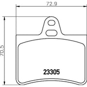 Mintex Rear Brake Pad Set MDB2190
