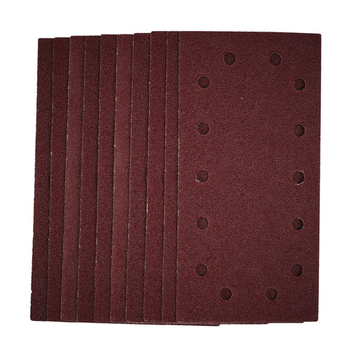 Draper Sanding Sheets 1/2 Hook and Loop 115x230mm 40 Grit Pack of 10