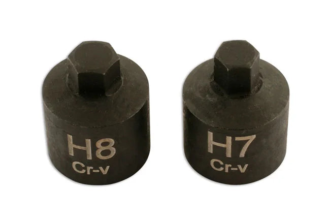 Laser Tools Hex Bit Set 3/8"D 2pc - PL