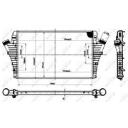 NRF Intercooler (Charge Air Cooler) 30475