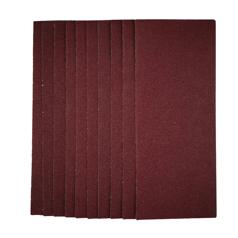 Draper Sanding Sheets 1/2 Pack of 10, 115 x 280mm, 40 Grit