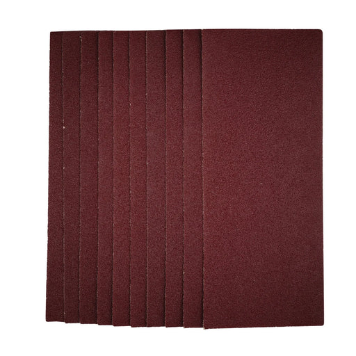 Draper Sanding Sheets 1/2 Pack of 10, 115 x 280mm, 40 Grit