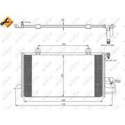 NRF Air Conditioning Condenser 35248