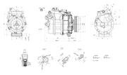 Hella 8FK 366 200-131 Compressor, air conditioning