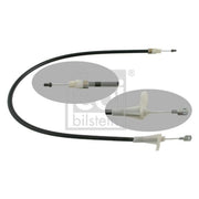 Febi Handbrake Cable Left Rear 22674