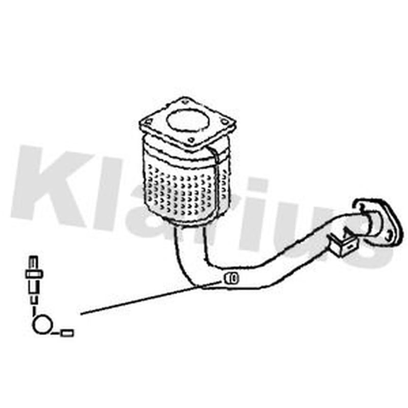 Klarius Catalyst Type Appr With Pipe 322529