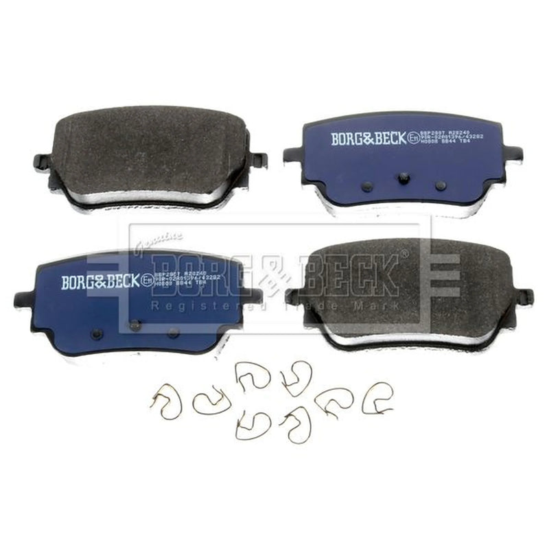 Borg & Beck 4 x Rear Brake Pad Set BBP2807