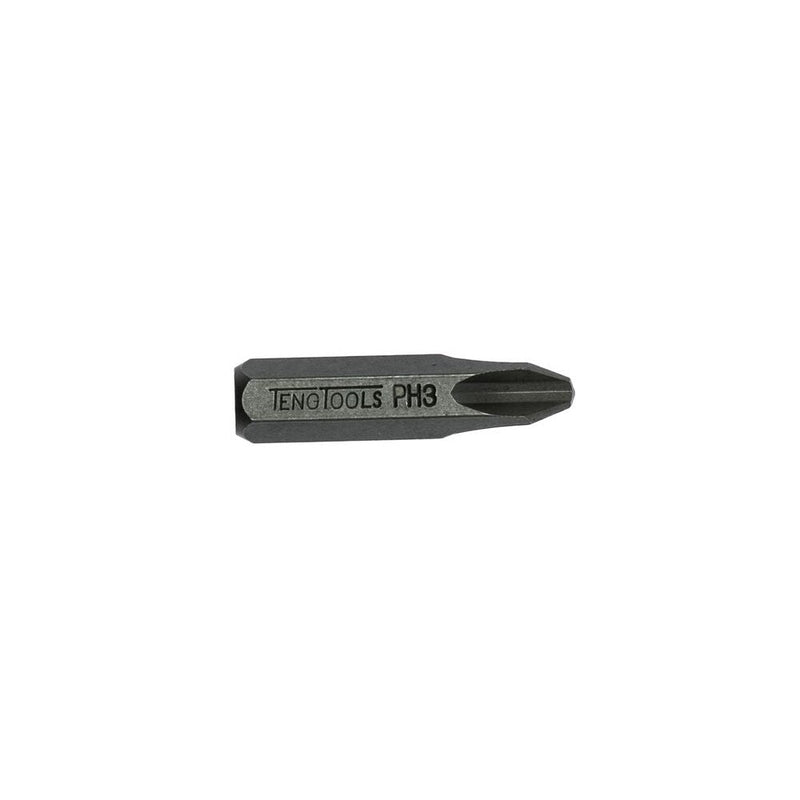 Teng Tools Impact Driver Bits PH1 5/16" Hex S2 Steel 40mm