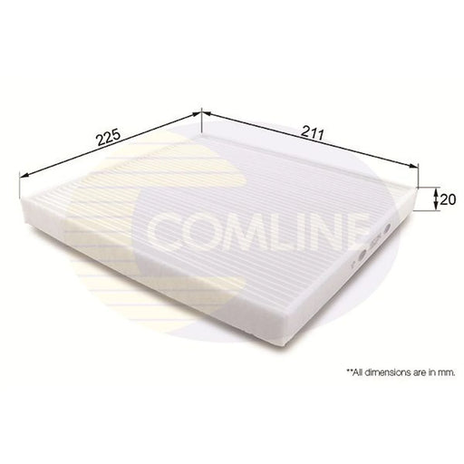Comline Cabin Air Filter (Pollen Filter) EKF260