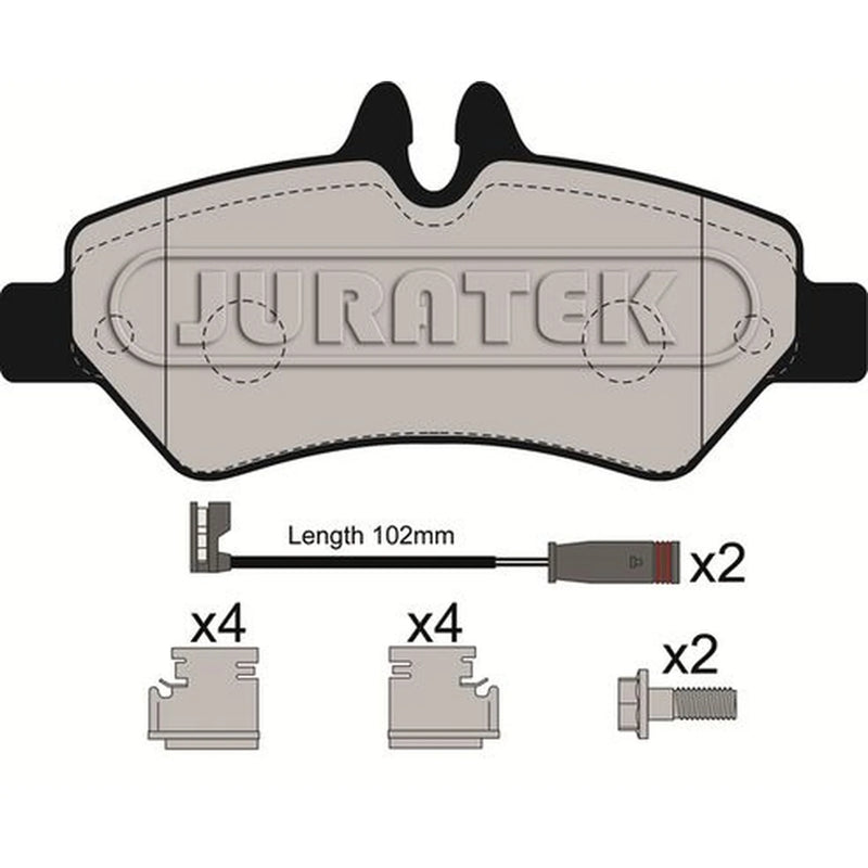 Juratek Rear Brake Pad Set JCP116