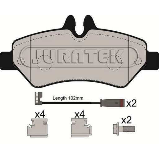 Juratek Rear Brake Pad Set JCP116