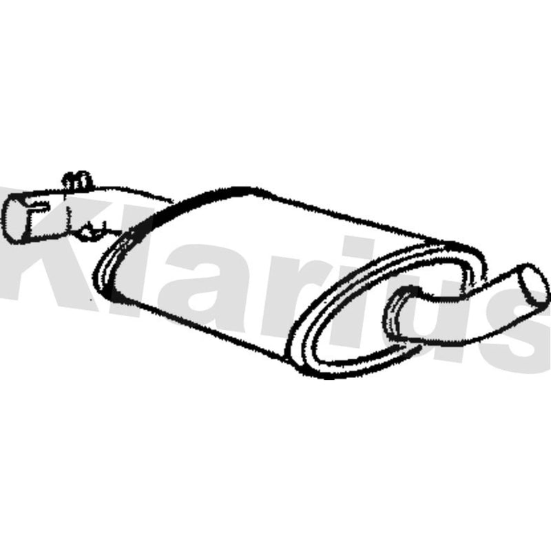 Klarius Box With Centre Pipe Centre VW222J