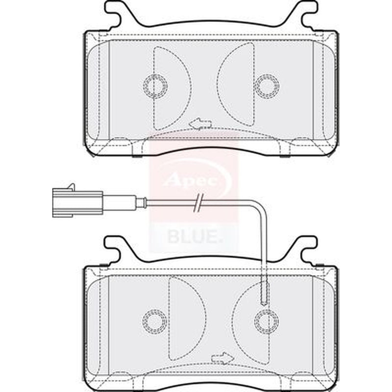 Apec Front Brake Pad Set PD3892