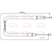 Apec Handbrake Cable Left Rear CAB1063