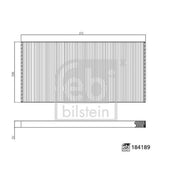 Febi Cabin Air Filter (Pollen Filter) 184189
