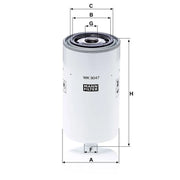 MANN-FILTER Fuel Filter Element WK 9047