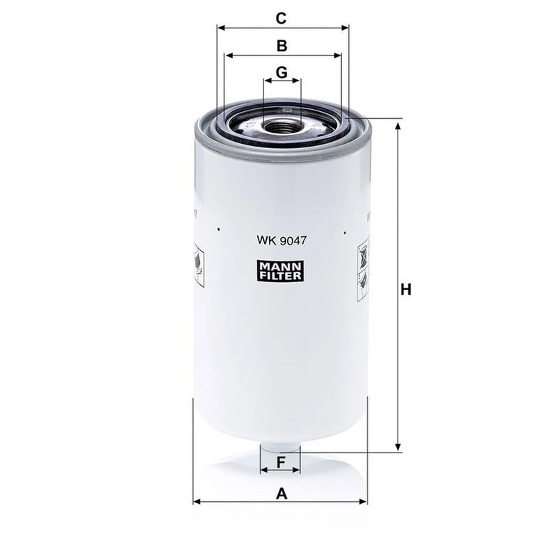 MANN-FILTER Fuel Filter Element WK 9047