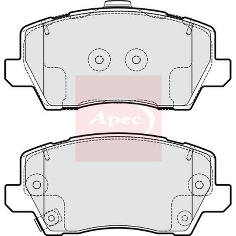 Apec Front Brake Pad Set PAD2212