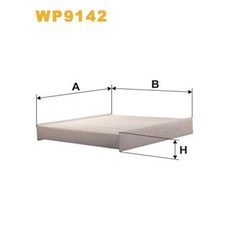 WIX Cabin Air Filter (Pollen Filter) WP9142