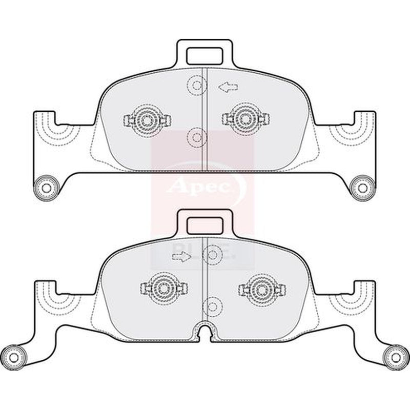 Apec Front Brake Pad Set PD3785