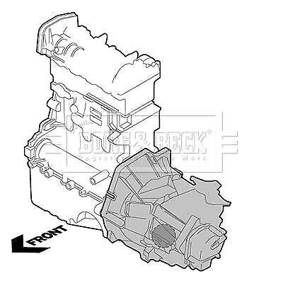 BORG & BECK BEM4342 Engine Mounting Rear Fits Mercedes-Benz Sprinter 3-T Viano Borg & Beck - Town Parts