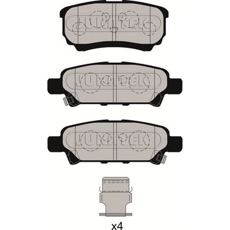 Juratek Rear Brake Pad Set JCP1839