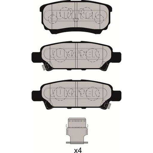 Juratek Rear Brake Pad Set JCP1839
