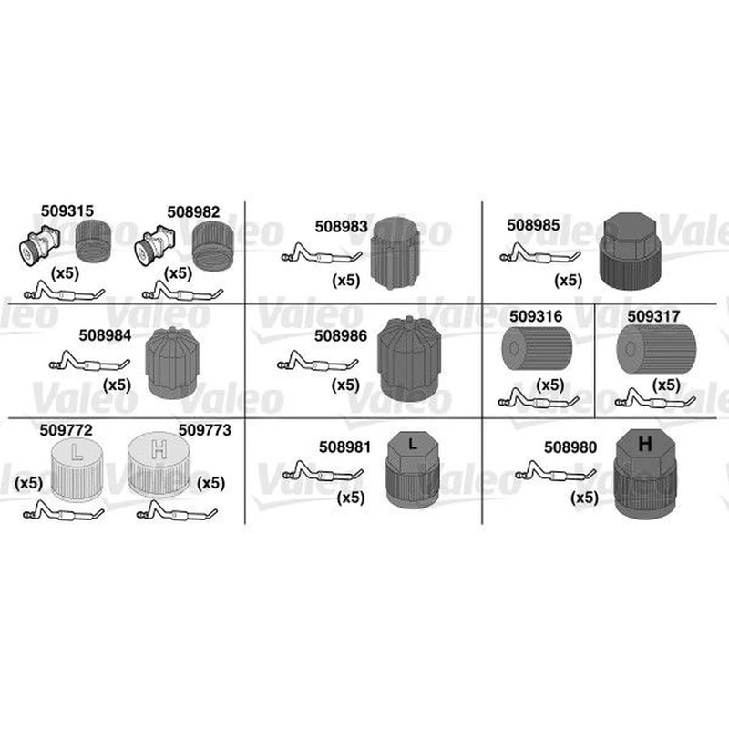 Valeo Service Cap Kit 509734 509734