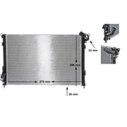 Mahle Engine Radiator CR 984 000S