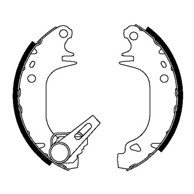 Mintex Brake Shoe Set Axle Kit MFR770